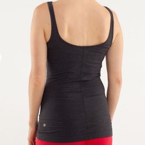 Lululemon Daily Tank Sz 6 Heathered Charcoal